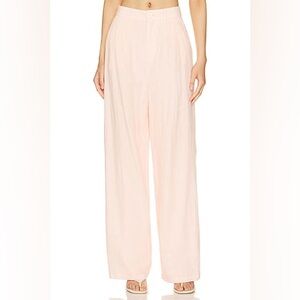 NWOT Lovers + Friends Soft Pink Wide-Leg Pants